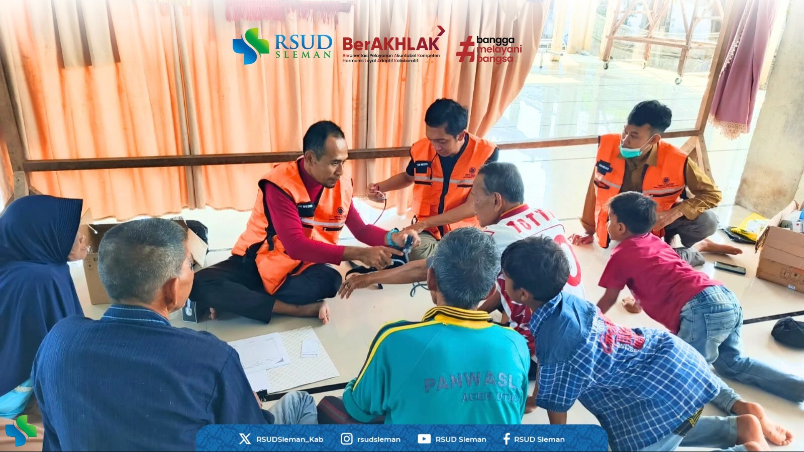 Terjunkan Tim Kesehatan, RSUD Sleman Menjadi Bagian Misi Kemanusiaan di Aceh Utara